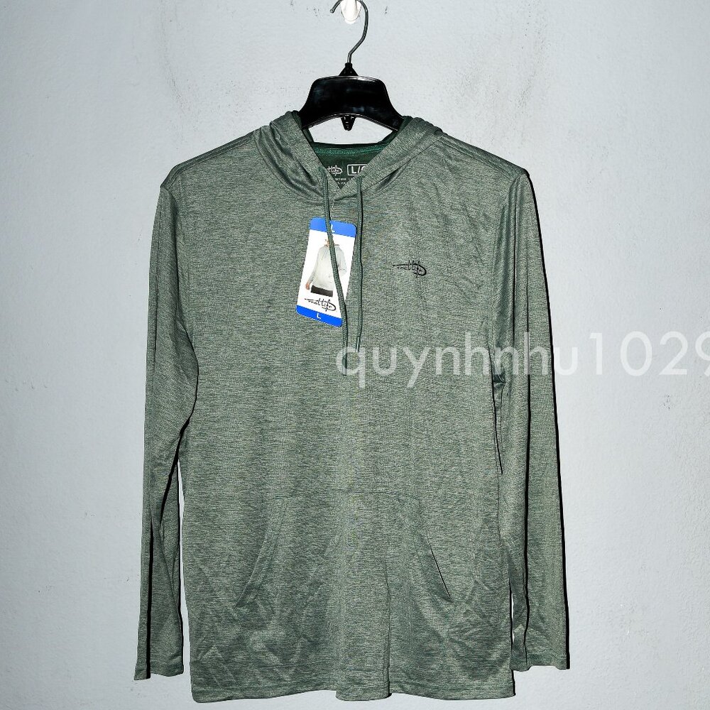 BRAND NEW  REEL LIFE HOODED SUN TEE MEN SHIRTS